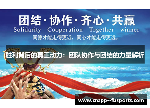 胜利背后的真正动力:团队协作与团结的力量解析 胜利背后的真正动力:团队协作与团结的力量解析